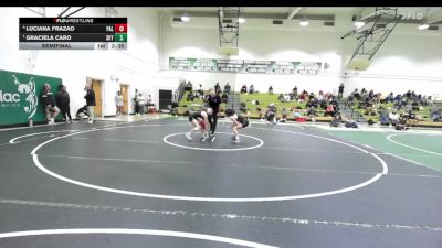 103 lbs Semifinal - Graciela Caro, Skyline vs Luciana Frazao, Palomar College