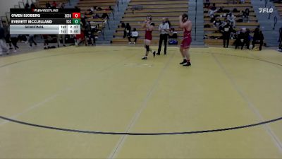 197 lbs Semifinal - Owen Sjoberg, Saint Cloud State vs Everett McClelland, Triton Community College