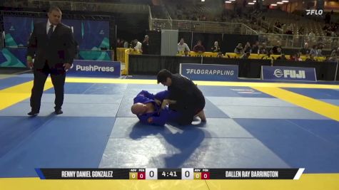 Dallen Ray Barrington vs Renny Daniel Gonzalez 2025 Pan Jiu Jitsu IBJJF Championship