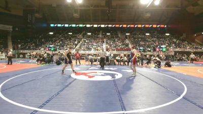 4A-215 lbs Champ. Round 1 - David McCoy, Evanston vs Logan Hibbs, Campbell County