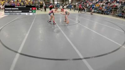 160 lbs Cons. Round 3 - Kreyton Karstens, Howard Youth Wrestling vs Parker Marvel, Eastside United