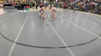 160 lbs Cons. Round 3 - Kreyton Karstens, Howard Youth Wrestling vs Parker Marvel, Eastside United
