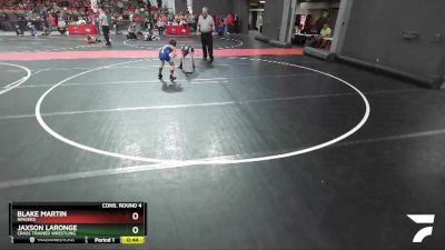 69 lbs Cons. Round 4 - Blake Martin, Ringers vs Jaxson LaRonge, Crass Trained Wrestling