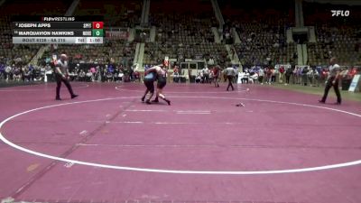 6A 215 lbs Champ. Round 2 - Marquavion Hawkins, Northridge High School vs Joseph Apps, Spanish Fort