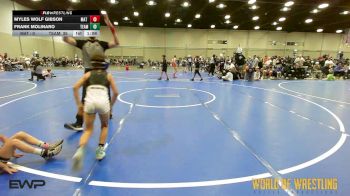 58 lbs Rr Rnd 4 - Myles Wolf Gibson, Mat Union Misfits 9U 2 vs Frank Molinaro, Team Savage 9U