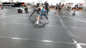 165 lbs 3rd Place Match - Luke Blankenship, Brookstone School vs Wisdom Uche, Slate Wrestling Academy