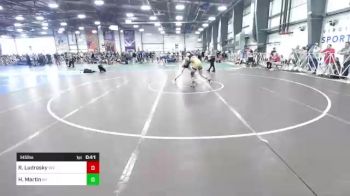 145 lbs Consi Of 32 #1 - Rider Ludrosky, WV vs Henry Martin, NY