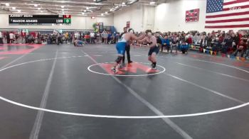 285 lbs Champ. Round 1 - Johnny Berg, Dassel-Cokato-Litchfield vs Mason Adams, Lake Crystal Wellcome Memorial Area