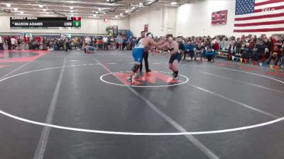 285 lbs Champ. Round 1 - Johnny Berg, Dassel-Cokato-Litchfield vs Mason Adams, Lake Crystal Wellcome Memorial Area