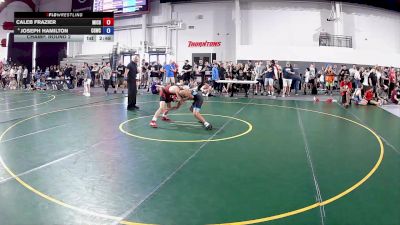 113 lbs Champ. Round 2 - Caleb Frazier, Michigan vs Joseph Hamilton, Center Grove Wrestling Club