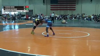 125 lbs Cons. Semi - Taveon Moss, Hiram College vs Dorian Hoffman, Baldwin Wallace