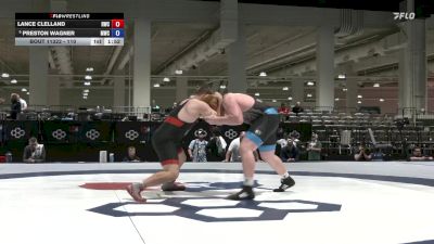 110 lbs Cons. Round 2 - Lance Clelland, Richmond Wrestling Club vs Preston Wagner, MWC Wrestling Academy