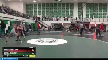 113 lbs Semifinal - Porter Trabing, Laramie vs Blain Johnson, Douglas