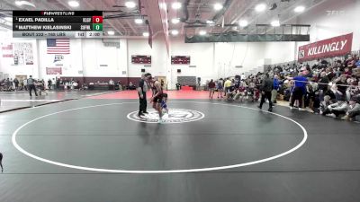 165 lbs Quarterfinal - Exael Padilla, Killingly vs Matthew Kielasinski, Suffield/Windsor Locks