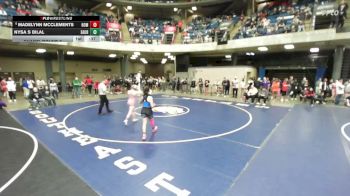 140 lbs Champ. Round 2 - Madelynn McClements, Homewood-Flossmoor vs Nysa S Bilal, Aurora (Waubonsie Valley)