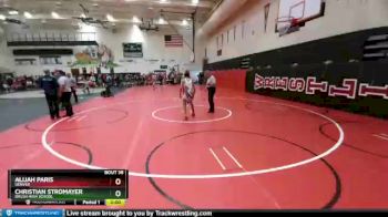 126 Boys Champ. Round 1 - Alijah Paris, Denver vs Christian Stromayer, Brush High School