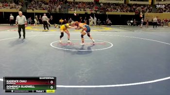 115 lbs Quarterfinal - Kadence Chau, Reservoir vs Domenica Gladwell, Southern-AA