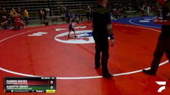 43 lbs Semifinal - Zander Enciso, Casper Wrestling Club vs Kashtyn Grant, Torrington Wrestling Club