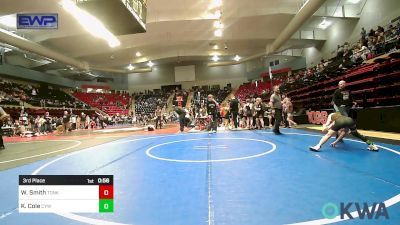 75 lbs 3rd Place - Wade Smith, Tonkawa Takedown Club vs Kade Cole, Coweta Tiger Wrestling