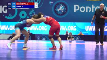 55 kg 1/4 Final - Elnura Mammadova, Azerbaijan vs Alisha Sue Howk, United States