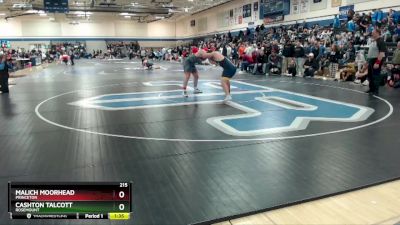 215 lbs Quarterfinal - Cashton Talcott, Rosemount vs Malich Moorhead, Princeton