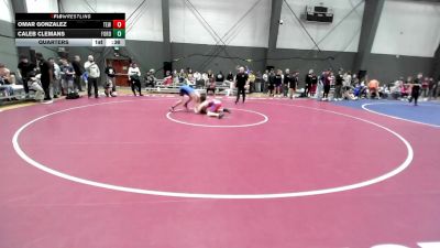 Junior FS - 120 lbs Quarters - Hezekiah Worthington, Newberg High School Wrestling vs Benjamin Langley, Redmond Wrestling Academy