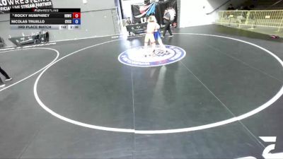 144 lbs 3rd Place Match - Rocky Humphrey, High Desert Wrestling Club vs Nicolas Trujillo, Community Youth Center - Concord Campus Wrestling