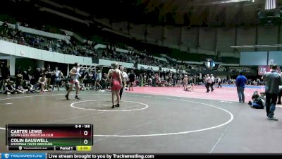 165 lbs Round 4 - Carter Lewis, Ocean Lakes Wrestling Club vs Colin Bauswell, Smithfield Youth Wrestling