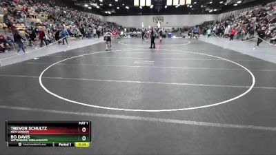 132 lbs Cons. Round 7 - Bo Davis, Wittenberg-Birnamwood vs Trevor Schultz, New London