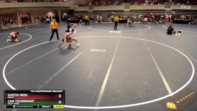 133 Championship Bracket Cons. Round 6 - Justus Heeg, Simley vs Cam Tousignant, Scott West