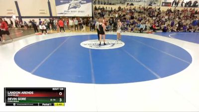 125 lbs Champ. Round 2 - Devin Gore, Concordia vs Landon Arends, Wartburg