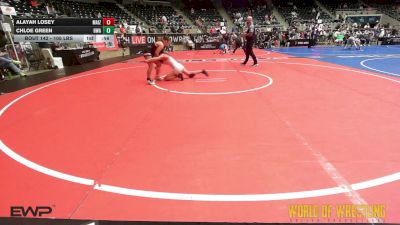 105 lbs Consi Of 8 #2 - Alayah Losey, Maize Wrestling Club vs Chloe Green, HURRICANE WRESTLING ACADEMY