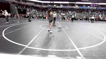 98 lbs Round Of 16 - Logan Xamonty, Hammerin Hawks WC vs Aubree Thompson, King Select Wr Ac