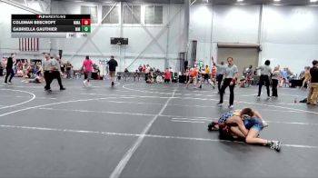 95 lbs Round 3 - Coleman Beecroft, Mayfield Mat Academy vs Gabriella Gauthier, Maryland Mana