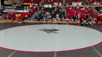 133 lbs Champ. Round 1 - Gage Walker, Missouri vs Te`Andre Allen, Quincy