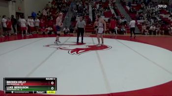 165 lbs Round 3 (16 Team) - Broden Kelly, Oak Mountain vs Luke Berguson, Homewood Hs