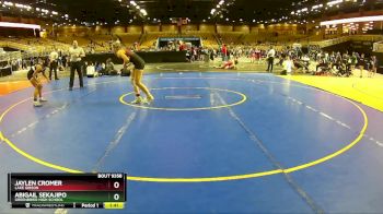 135 lbs Cons. Round 3 - Jaylen Cromer, Lake Gibson vs Abigail Sekajipo, Greenbrier High School