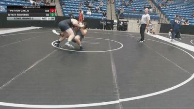 184 lbs Cons. Round 3 - Wyatt Rewerts, Embry-Riddle (Ariz.) vs Peyton Callis, Oklahoma Wesleyan