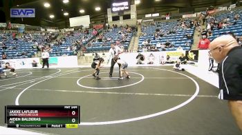 70 lbs Semifinal - Jaxxe Lafleur, Salina Wrestling Club vs Aiden Balderas, WTC