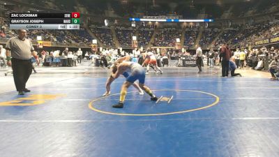 147 lbs Consy 3 - Zac Lockman, Seneca Valley vs Grayson Joseph, Mars