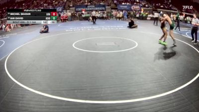 D 1 144 lbs Cons. Round 3 - Michel Sejour, Live Oak vs Ian David, Acadiana