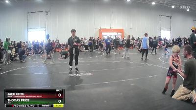 50 lbs Semifinal - Jack Keith, Mighty Warriors Wrestling Acad vs Thomas Price, JET