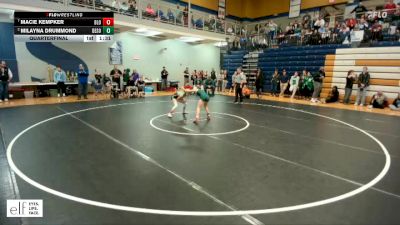 100 lbs. Quarterfinal - Macie Kempker, Blair Oaks vs Milayna Drummond, DeSoto