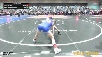 80 lbs Quarterfinal - Luca Kling, Mantanona TC vs Saul Heist-Levine, Bozeman Wrestling Club