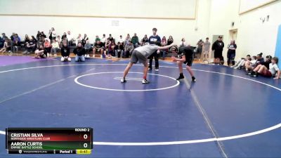 116-123 lbs Round 2 - Cristian Silva, Northside Wrestling Club vs Aaron Curtis, Empire Battle School