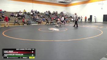 J-8 lbs Quarterfinal - Colt Greif, Panther Wrestling Club vs Alexandler Wandler, LMWC