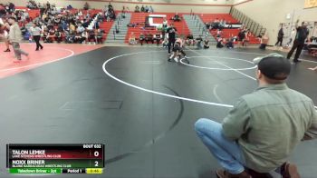 77 lbs 3rd Place Match - Talon Lemke, Lake Stevens Wrestling Club vs Noxx Briner, Blaine Barracudas Wrestling Club