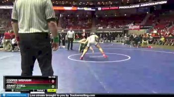 3 lbs Cons. Round 2 - Cooper Wiemann, Mason City vs Grant O`Dell, Iowa City, West