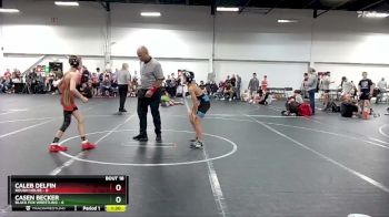 76 lbs Round 5 (8 Team) - Caleb Delfin, Rough House vs Casen Becker, Black Fox Wrestling