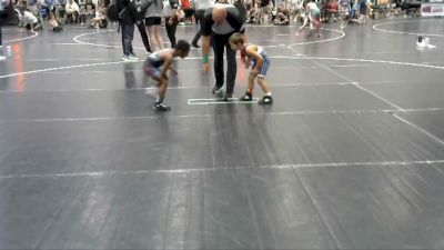 55 lbs Round 3 - Eli Franklin, Mighty Warriors Wrestling Acad vs Carson **Franceschini, SLATE WRESTLING ACADEMY